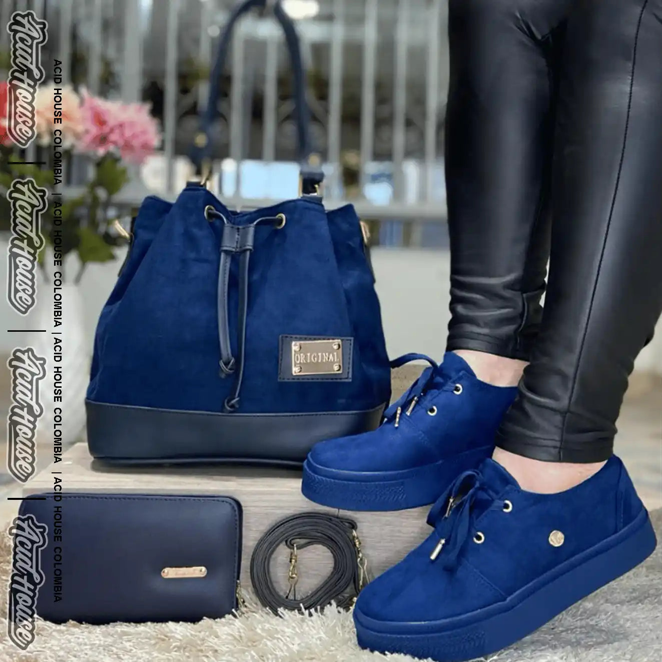 COMBO BOLSO, ZAPATOS Y BILLETERA - LINSE Y VINDELA