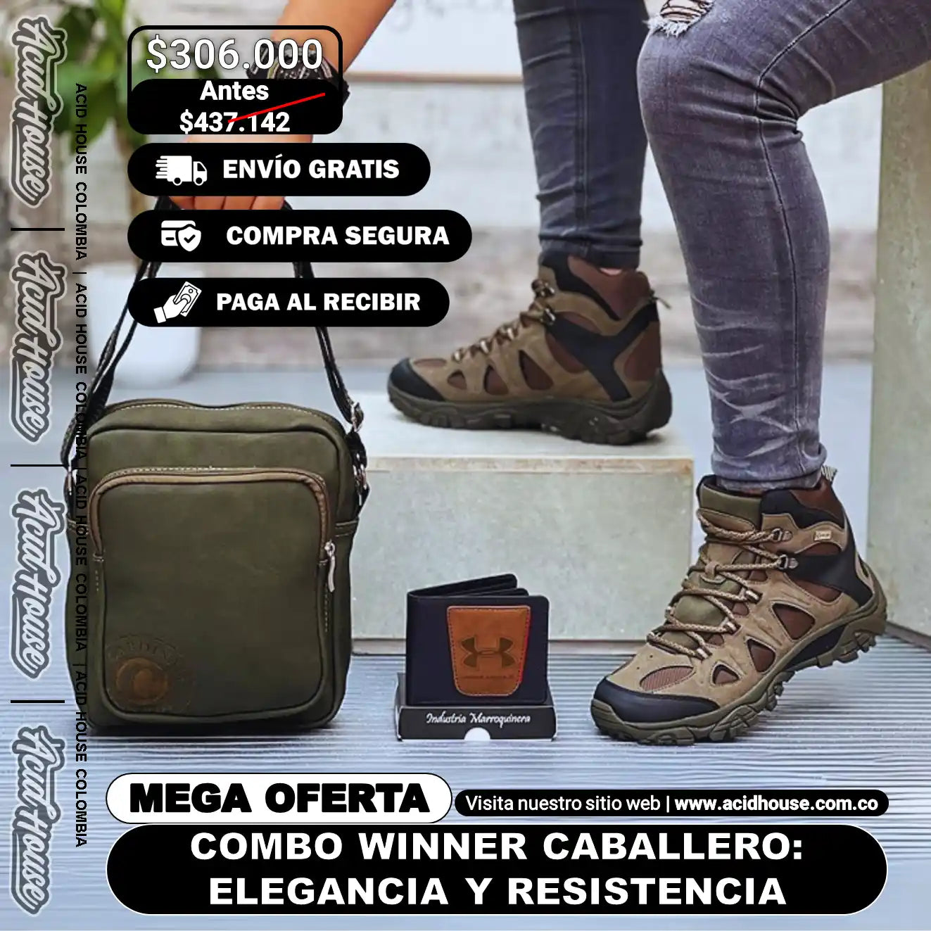 COMBO WINNER CABALLERO: ELEGANCIA Y RESISTENCIA EN CADA PASO