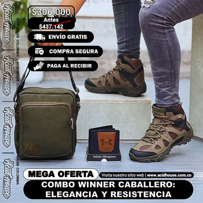 COMBO WINNER CABALLERO: ELEGANCIA Y RESISTENCIA EN CADA PASO
