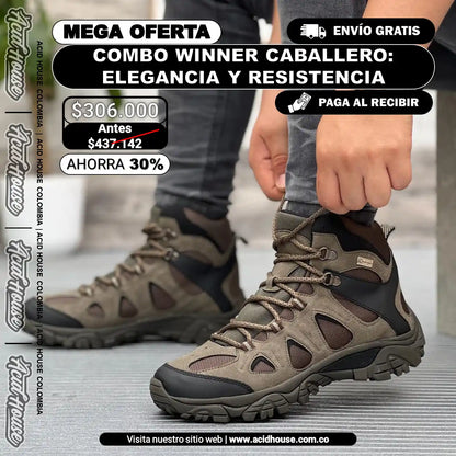 COMBO WINNER CABALLERO: ELEGANCIA Y RESISTENCIA EN CADA PASO