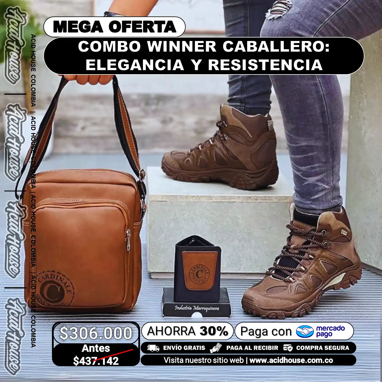 COMBO WINNER CABALLERO: ELEGANCIA Y RESISTENCIA EN CADA PASO