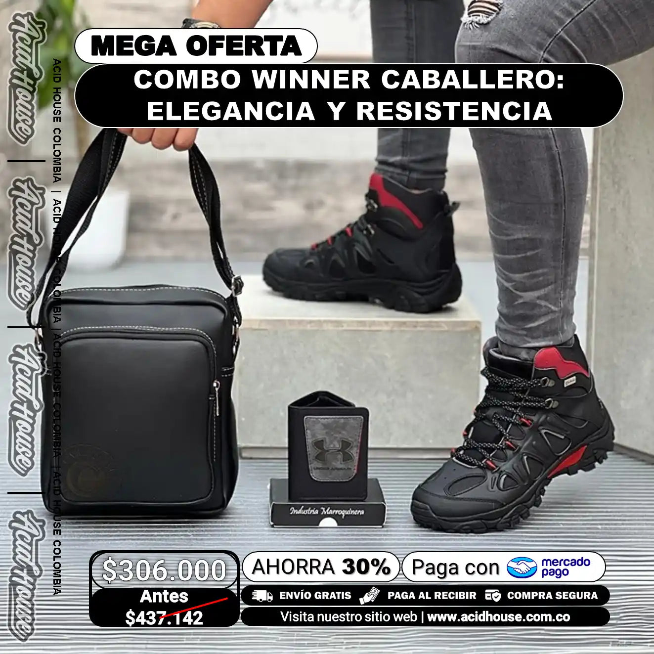 COMBO WINNER CABALLERO: ELEGANCIA Y RESISTENCIA EN CADA PASO