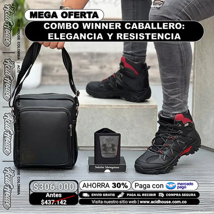 COMBO WINNER CABALLERO: ELEGANCIA Y RESISTENCIA EN CADA PASO