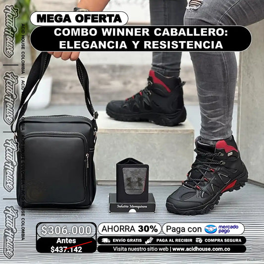 COMBO WINNER CABALLERO: ELEGANCIA Y RESISTENCIA EN CADA PASO