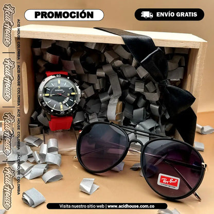 COMBO DIESEL + RB WAYFARER: ELEGANCIA Y PROTECCIÓN EN CADA MOMENTO